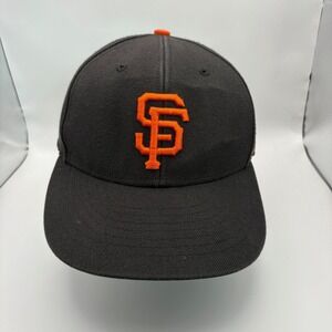 San Francisco Giants MLB 47 Brand Black Orange SF Logo Baseball Cap Hat
